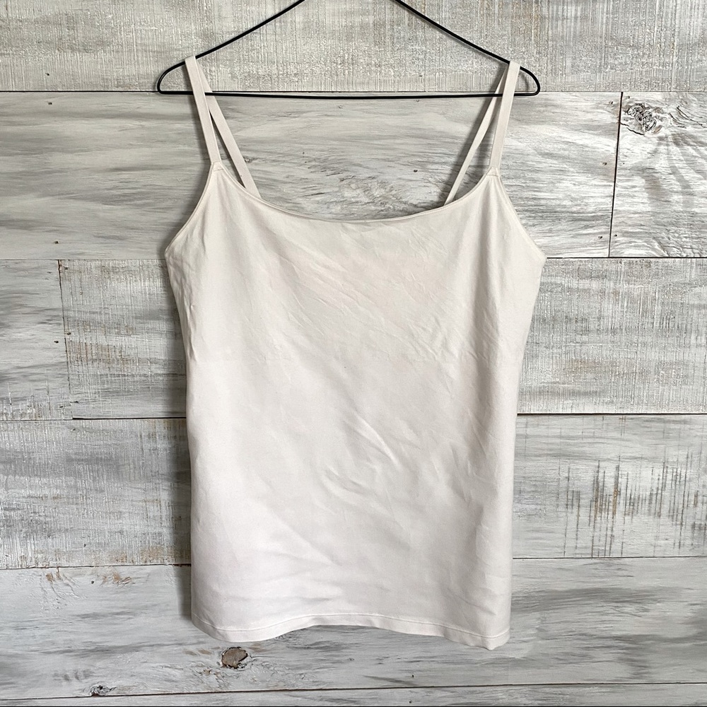 Spanx by Sara Blakely In & Out White Tank Top